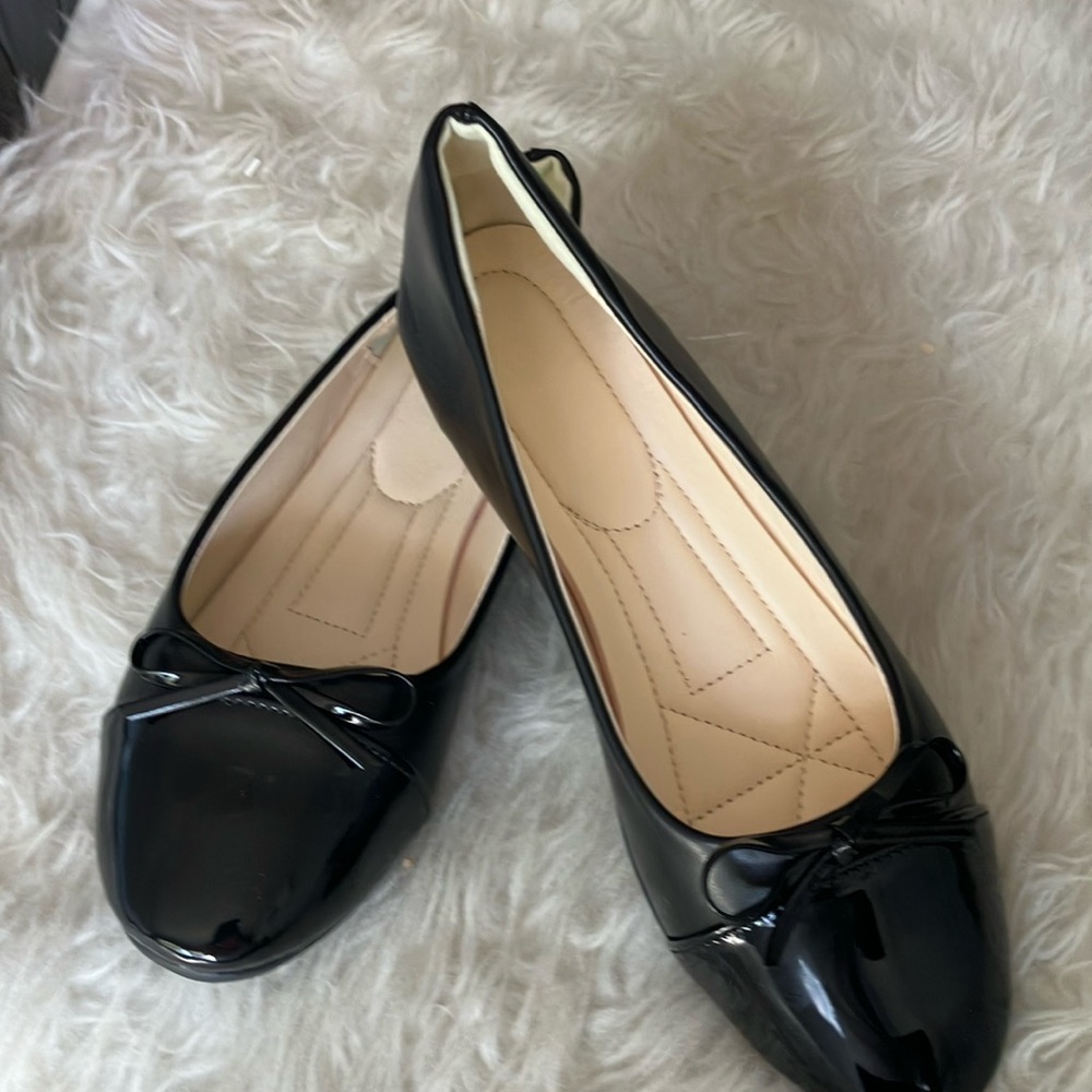 New Black Ballerina Flats Size 9.5
